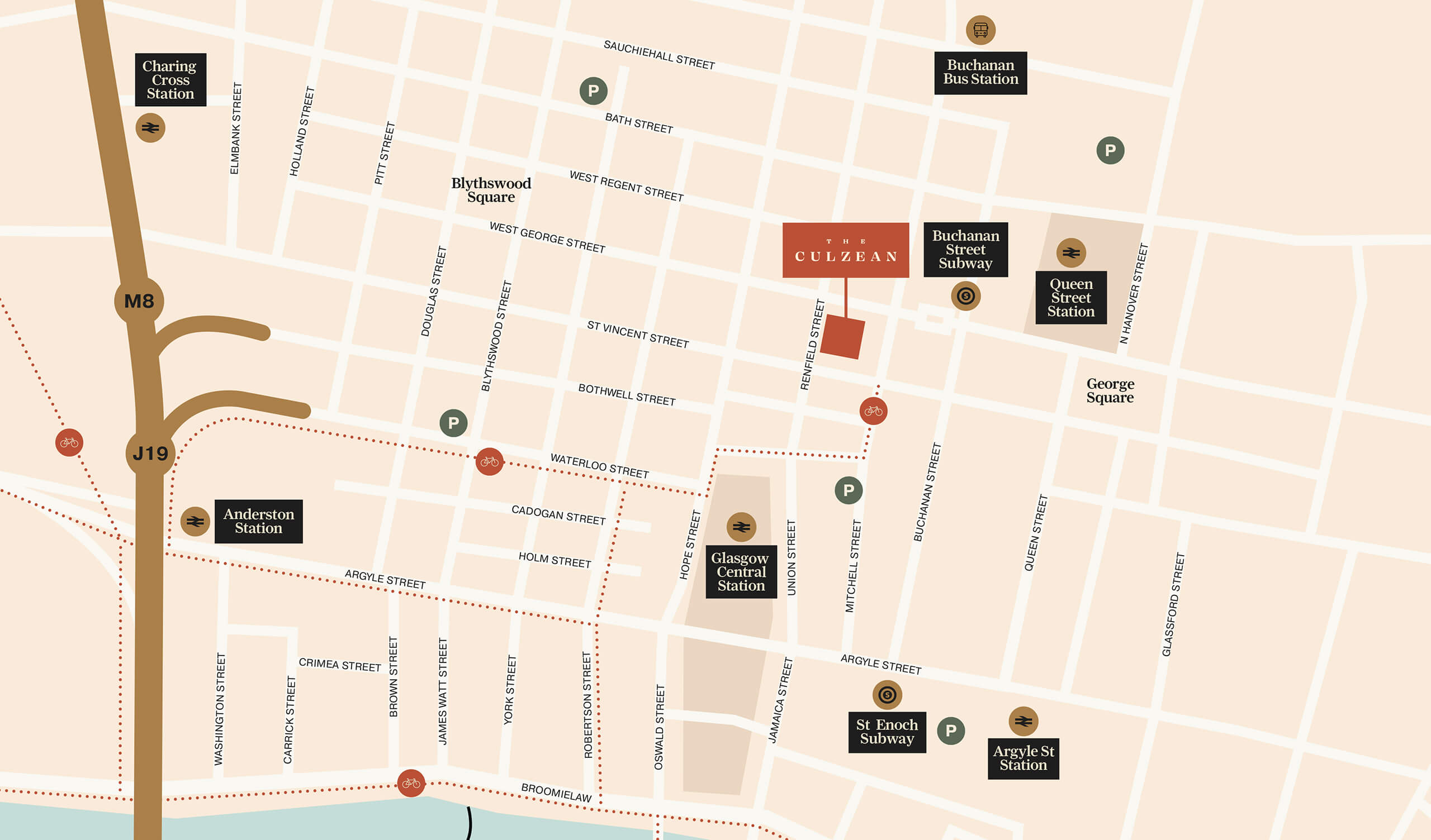 Glasgow Map